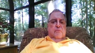 Granddad Draining on Web cam