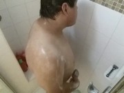 Chub Boy Strips, Piss, And Showers For Friend (Request)