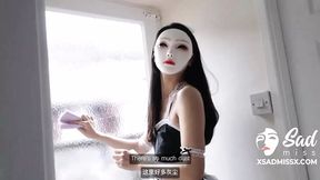 Asian cockslut gets creampied by a filthy chinese woman!
