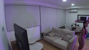 stepmom caught watching porn by stepson ! behind the scenes