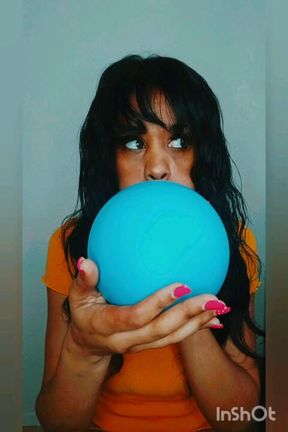 Silent Ascension Solo Balloon Blow-Up & Pop No Voice-Over