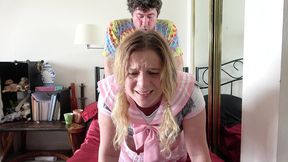 stepsister lets her stepbrother fuck her butthole