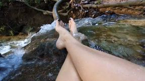 Katherine highly arched feet Goddess in the River