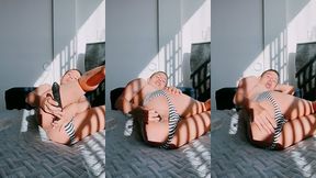 lesbian dildo all over my ass