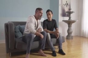 Jock fucks with big cock daddy