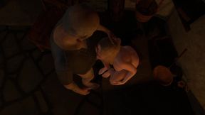 Hot Blonde Suck a Grey Old Man