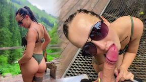 Sex Blog - Tourist Couple Walking in Nature and Having Sex