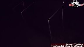 Chubby German Blonde With Glasses Public Pick Up Sex