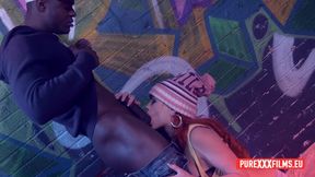Pierced redhead Billie Rai banged by a BBC dude Antonio Black