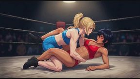 Female Wrestling Fantasies #5B: Confessions of a Sweaty Ring Seduction (Animated)