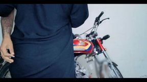 Bike Rider Girl First Time Meeting with Boyfriend