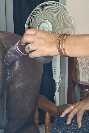 Pegging Blck Slave I Love to Peg His Ass