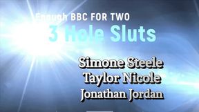Enough BBC for Two 3 Hole Sluts