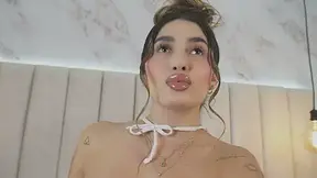 Sucking my fingers and blowing kisses