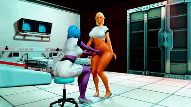 Giantess Lesbian Inflation Growth Making Her Huge Tits And Ass Expand