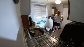 Danielle Does The dishes (4K)