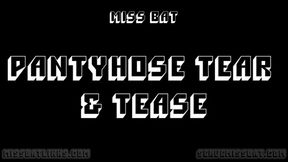 Black Pantyhose Tear & Tease
