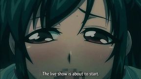 Busty Reporter drinks cum with enthusiasm