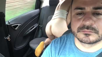 karol_grey4 - Karol Grey4's Car Kink: Petite Latina Squirts Doggy Style