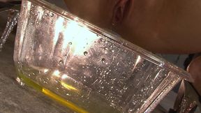 Blindfolded Brunette Babe Bound Fingered and Creampied Hardcore