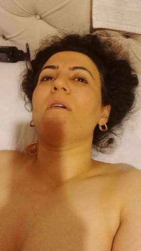 Moaning and orgasm by licking pussy