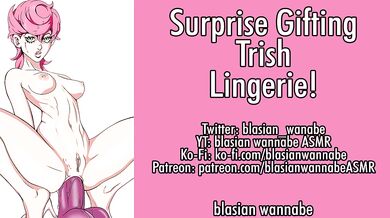 in Lingerie ASMR Gets Surprised in Cartoon Hentai