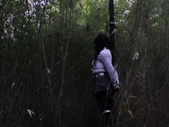 As night fell, I was handcuffed to a tree in the wilder