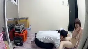 Asian Secretary's Hot Office Fling – Wild Quickie Caught on Tape