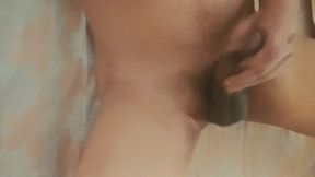 Hard dick masturbation