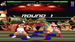 Wonderwoman fuck by Fireworks craftsman(mugen hentai)