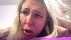 That hot fuck stuck it in my drooling pussy without a condom, cumming a lot on his cock pulsating inside! My eyes even turned red from cumming so much