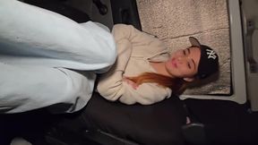 Risky Public Anal Encounter in a Car with a Stranger