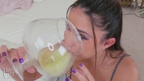 anal piss spew recycling nuria millan super messy broken whore