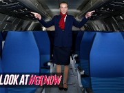 Look Ather Now - Sexy Air Stewardess Angel Emily, Been Anal Dominated By A Male Stud