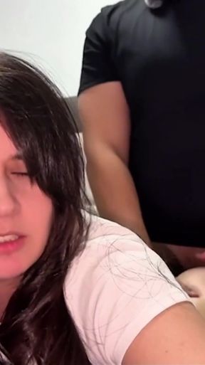 Captivating moment from &quot;LATINA fucks her best friend because her boyfriend is unfaithful to her&quot;
