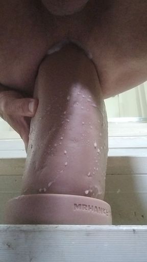 CD Trans Persists with Extreme Dildo