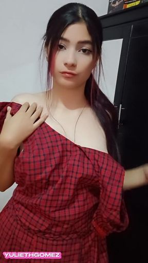 Colombian Director's Stepdaughter Sends Me a Video and Shows Me Her Big Tits