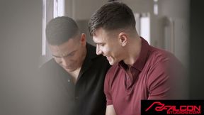 FALCON STUDIOS - Strangers' Accidental Rental Mixup Leads To Big Dick Pounding