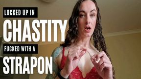 Locked in Chastity and Fucked 480p