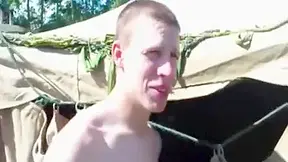 Soldiers Shower Tent