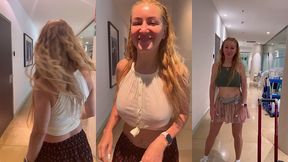 coucou les zamours depart de l hotel pour prendre l avion, direction une ...