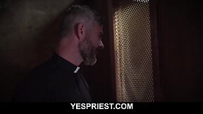 Excited confessions from hot father in church lead to gay sex with twink-yespriest.com