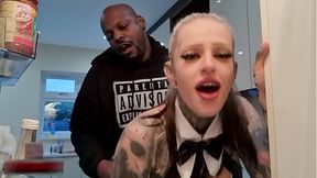 Maid Ivana Begs For Dimitri�s BBC In Wild Kitchen Fuck!!
