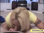 This naughty blonde only wanted a couple of benjamins to stroke a