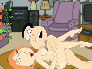 Griffin - Lois Has Pleasure With Peter, Quagmire and Donna - Sex Toon Anime P74