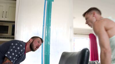 4some fuck with Justin Matthews, Johnny Hill & Ryan Jordan