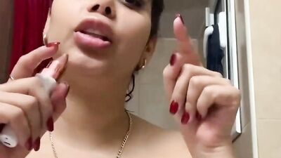 Stacked Brunette Kesha Ortega's Slutty Morning Routine!