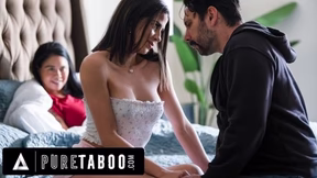 PURE TABOO Pervert Dana Vespoli Watches Ex Boyfriend Fuck Her Obedient Stepdaughte...