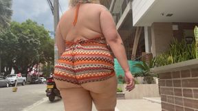 Ass Tease Walk in Tiny Bodysuit Shower Seduction &amp;amp