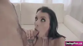 Busty Goth Babe Throats And Ass Fucked By Her Servants Cock